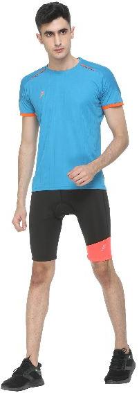 Plain Polyester Cycling Sports Shorts, Size : M
