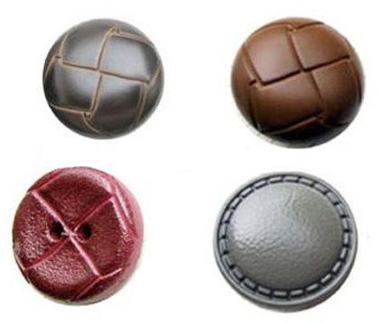 ARTIFICIAL LEATHER ABS nylon button, Packaging Type : Polypack