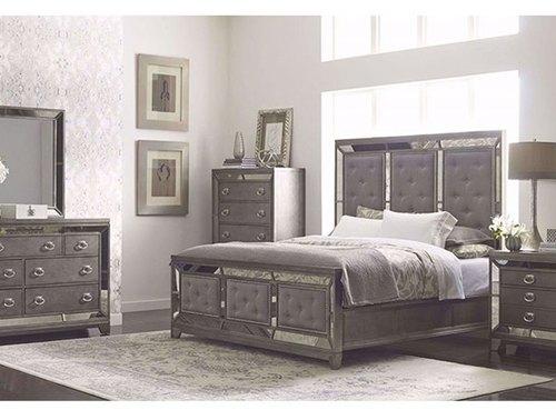 King Bedroom Set, Color : Grey