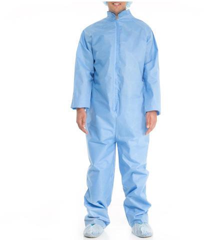 Disposable Patient Suit, Color : Blue