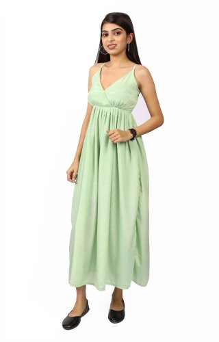Rasgulla Crepe Fashion Evening Dresses, Size : XS-XXL