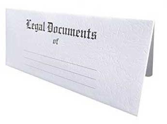 Euphoria Rectangular Paper Document Envelope, Color : White