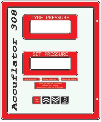 Electric Electronic Tyre Inflator Overlay, Display Type : Digital