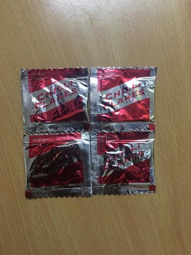 Chilli Flakes Sachet, Color : red