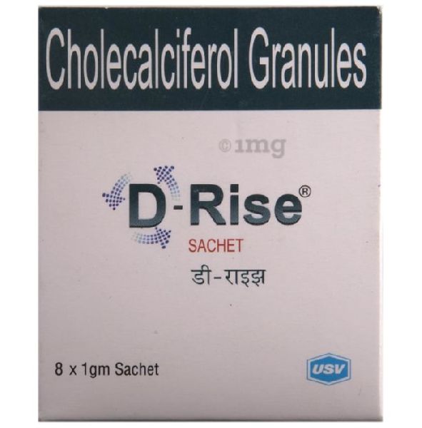D RISE (CHOLECALCIFEROL GRANULES), Packaging Size : 1G
