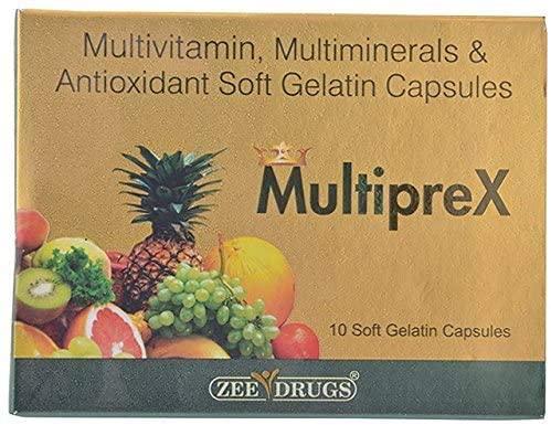 MULTIPREX CAP (MULTIVITAMIN MULTIMINERAL & ANTIOXIDANT), for Clinical, Hospital, Form : Capsules