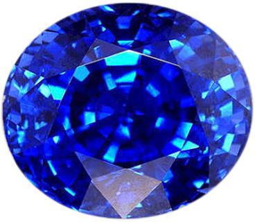Polished Blue Sapphire Stone