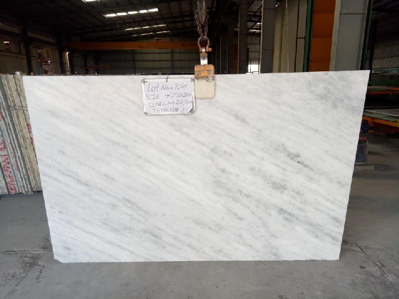 White Dharmeta Marble, for Construction, Flooring, Form : Slab