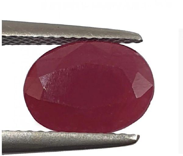 3.75 Ct 4.25 Ratti Natural Untreated Certified Ruby Earth Mined