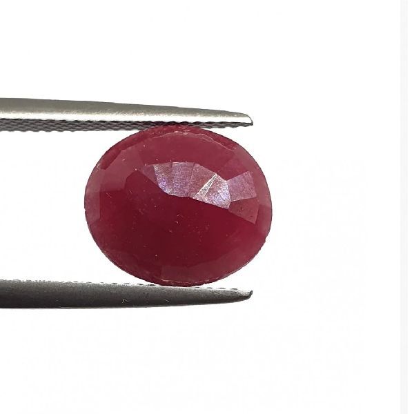 6.70 CT 7.5 Ratti Natural Untreated Certified Ruby Earth Mined