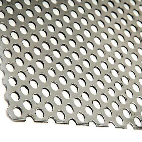 ROBO Stainless Steel Industrial Perforated Sheet, Size : 10 x 5 feet