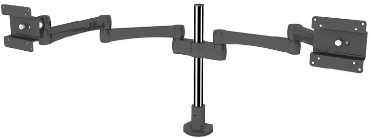 Universal Single LCD Computer Monitor Arm, Packaging Type : black