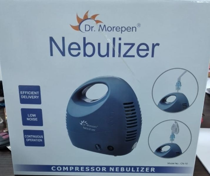 Electric DR Morepen Nebulizer, for Clinical Purpose, Hospital, Packaging Type : Box