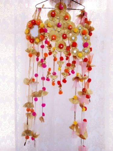 Pom Pom Wind Chimes, Mounting Type : Wall Mounted