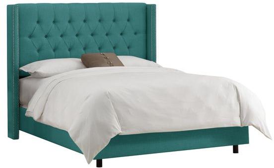 Upholstered bed, Size : king/queen size
