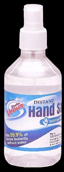 Doctor venus Isopropyl Alcohol 70 %v/v hand sanitizer, Certificate : FDA Certified