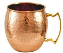 Round Polished Pure Copper Mule Mug, for Drinkware, Feature : Durable, Light Weight