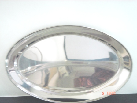 Stainless Steel Oval Tray