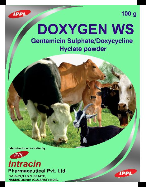 Gentamicin Sulphate/Doxycycline Hyclate Powder for Vet Use