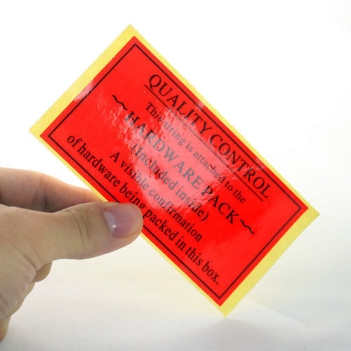 Paper Adhesive Printed Label, Packaging Type : Roll