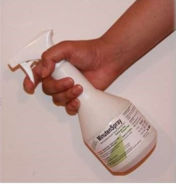 Minuten Spray Surface & Instrument Disinfectant, for Home, Hotel, Office, Food Industries, Feature : Easy To Use