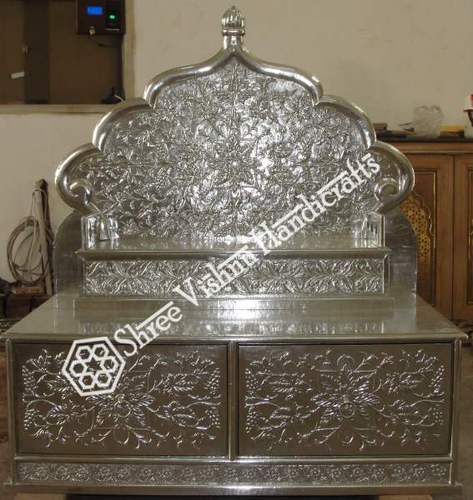 German Silver Metal Pedestal