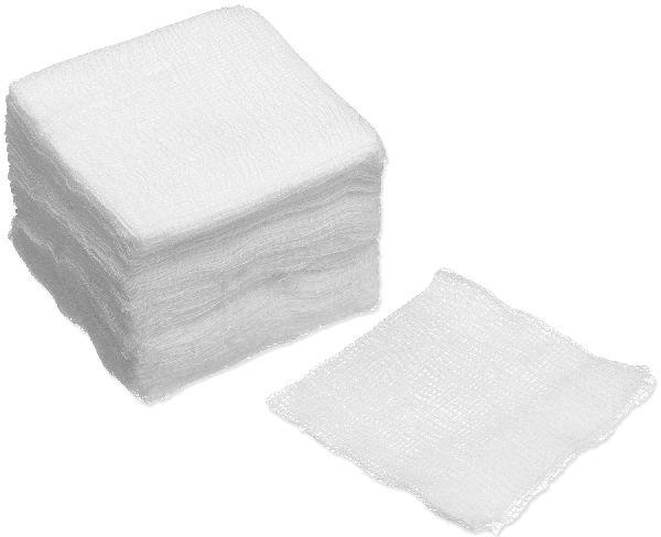 Gauze Swab, Color : White