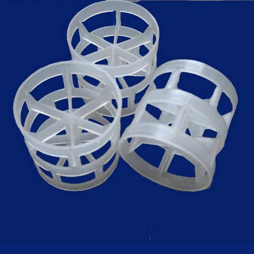Own Cylindrical PVC Pall Ring, Color : White