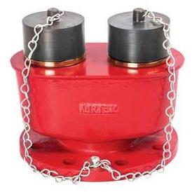 2 Way Fire Brigade Inlet Connection, for Water Fitting, Size : 1.1/2inch