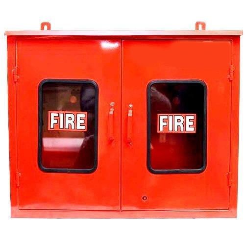 Square Double Door Hose Box Cabinet, for Keeping Fire Pipe, Size : Standard