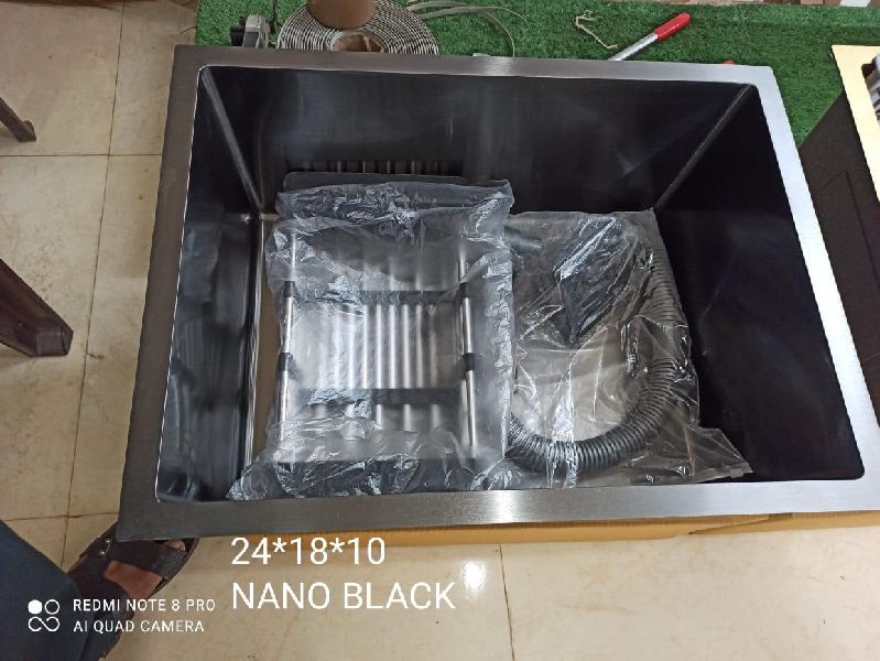 24x18x10 Inches Nano Stainless Steel Sink, Feature : High Quality, Shiny Look