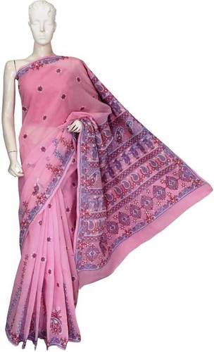Embroidered Lucknow Chikankari Sarees, Occasion : Casual Wear