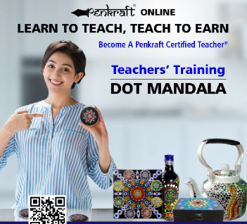 Penkraft| Learn Online & Become Penkraft Certified Teacher- Dot Mandala