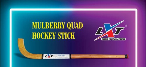 LXT Wooden Roller Hockey Stick, Length : 115mm