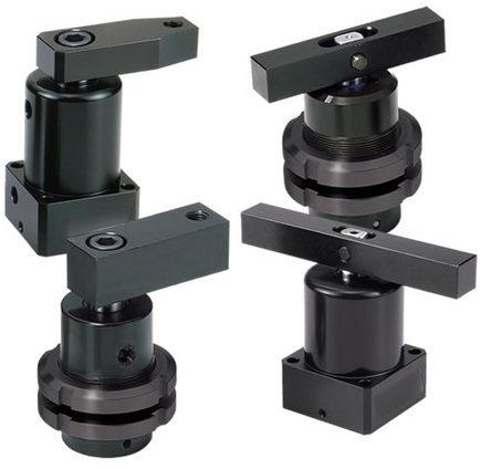 Aluminum Alloy Body Pneumatic Swing Clamps, Color : Black