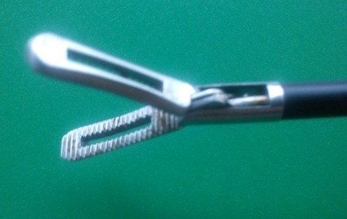 Fenestrated Grasping Forceps