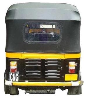 FRP Three Wheeler Auto Hood, Color : Black