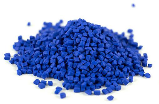 Round HDPE Blue Granules, for Industrial, Grade : Film Grade
