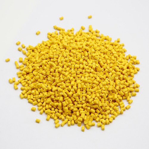 Round HDPE Yellow Granules, for Industrial, Grade : Extrusion Grade