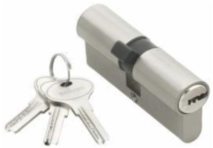 Cylindrical Metal 2CK Cylinder Lock, for Door Use, Feature : Rust Proof