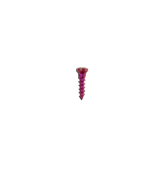 1.5 MM Titanium Mini Bone Screw, Color : Pink