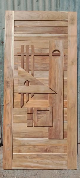 Maxon Burma Teak Wood Doors, Pattern : Plain