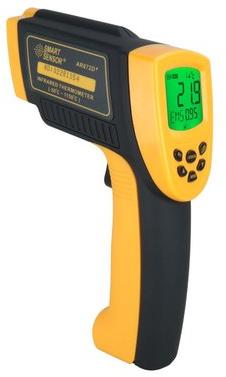 700 Degree Infrared Thermometer Pyrometer, Color : Black