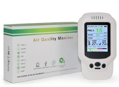 AQM-06 Ambient Air Pollution Meter, Color : White