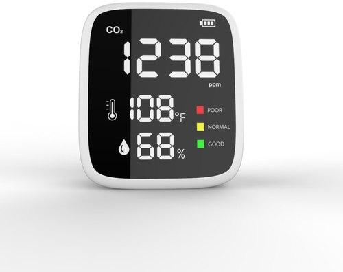 AQM-14 CO2 Air Quality Monitor, Color : Black