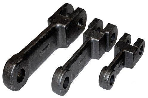 Alloy Steel Scraper Chain Link, Color : Black