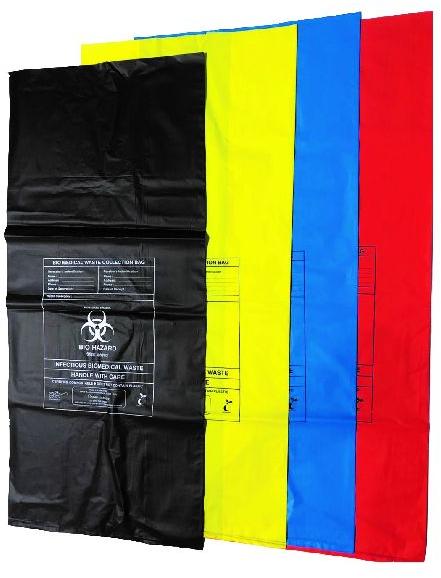 Plain Plastic compostable biomedical bags, Capacity : 5kg