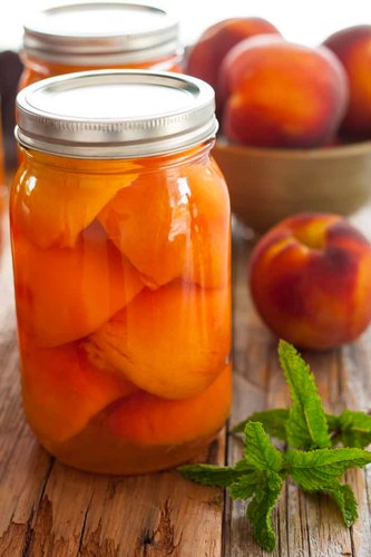 Canned Peach, Packaging Type : Tin Container, Jar, Etc