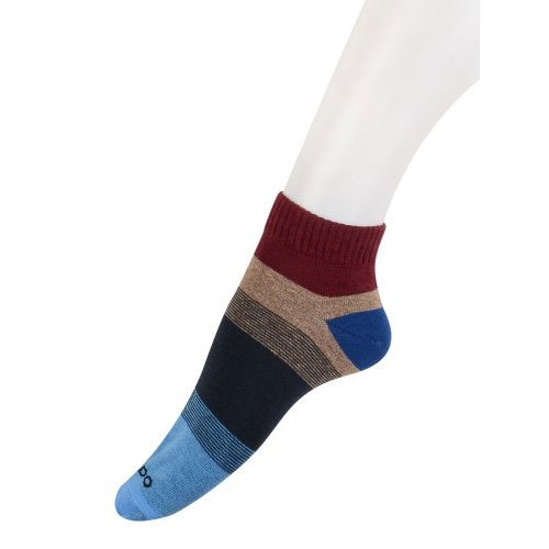 Cotton Striped Ankle Socks, Gender : Unisex