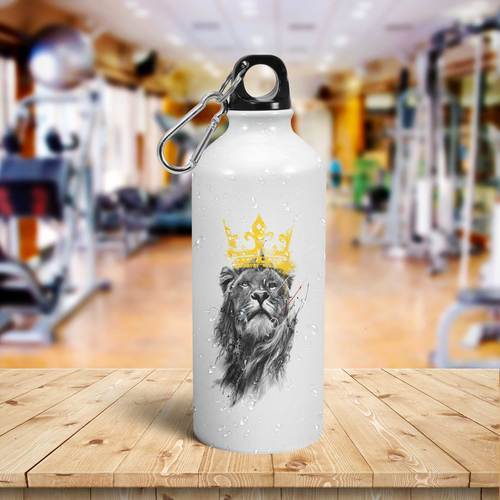 Aluminum Personalized Water Bottles, Color : white